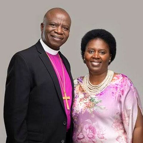 The Bishop of North Kigezi Diocese visiting Kashenyi Secondary School