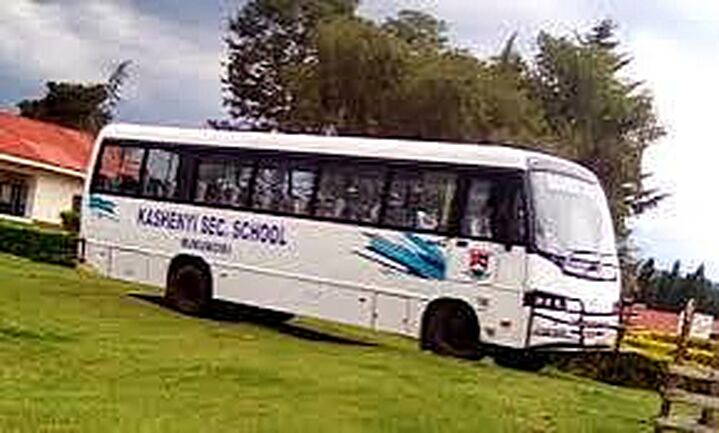 The Kashenyi Secondary School bus